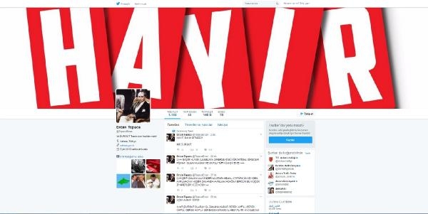 Ankara Valisi Topaca'nın Twitter hesabı hacklendi Ankara Valisi Topaca'nın Twitter hesabı hacklendi
