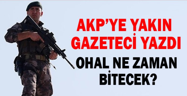 OHAL ne zaman bitecek? OHAL ne zaman bitecek?