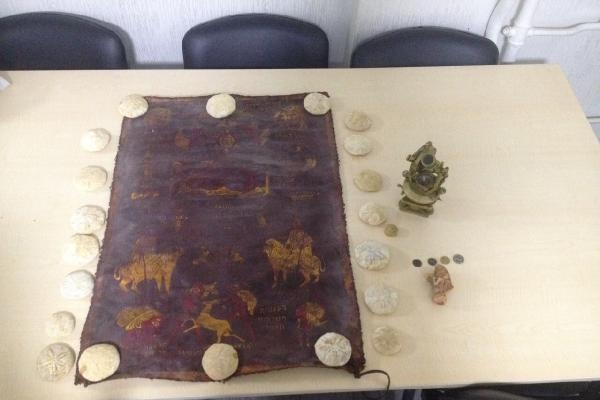 Gaziantep'te tarihi eser operasyonu Gaziantep'te tarihi eser operasyonu