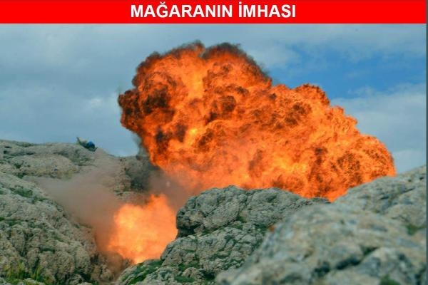 Herekol Dağı'nda PKK'nın kullandığı 38 mağara bulundu Herekol Dağı'nda PKK'nın kullandığı 38 mağara bulundu
