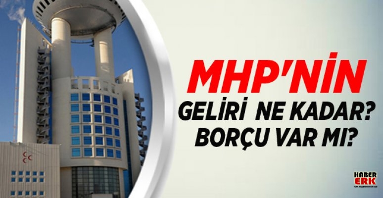 MHP'nin geliri ne kadar? MHP'nin geliri ne kadar?