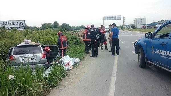 Tatile 4 kilometre kala kaza: 1 ölü, 3 yaralı Tatile 4 kilometre kala kaza: 1 ölü, 3 yaralı