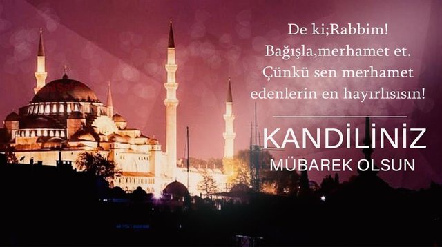 En güzel fotoğraflı Kandil mesajları 4