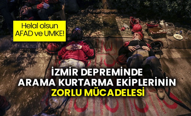 İzmir depreminde arama kurtarma ekiplerinin zorlu mücadelesi 1
