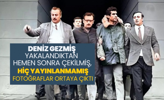 Deniz Gezmiş yakalandıktan hemen sonra çekilmiş, Hiç yayınlanmamış fotoğraflar ortaya çıktı 1