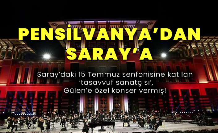 Dün 15 Temmuz senfonisine katılan sanatçı FETÖ'nün sanatçısıymış!