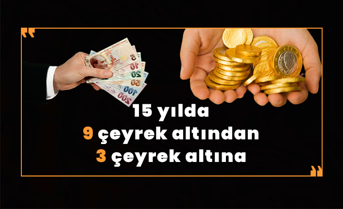 Asgari ücret kaç çeyrek altın alıyordu?