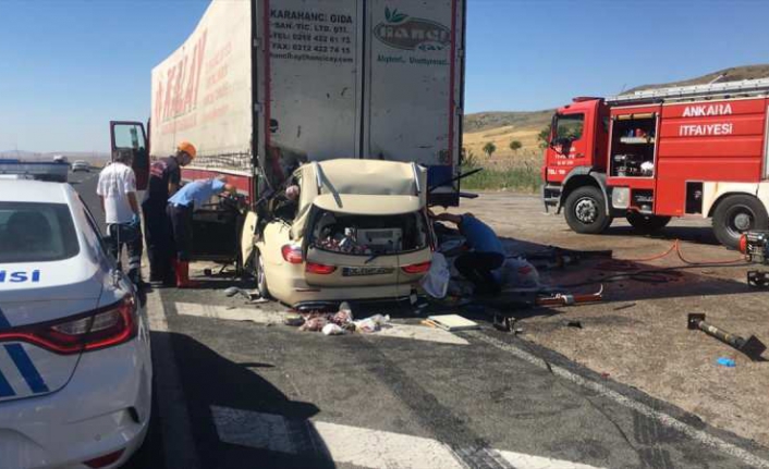 Konya-Ankara yolunda feci kaza! 5 ölü