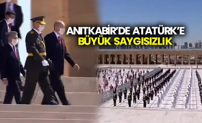 Anıtkabir’de Atatürk’e büyük saygısızlık
