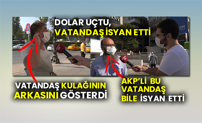 Dolar uçtu, vatandaş isyan etti, vatandaş kulağının arkasını gösterdi
