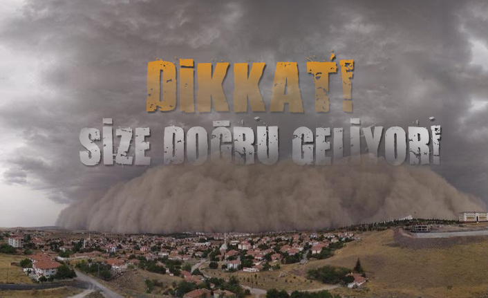 Kum fırtınası bir kenti daha vuracak