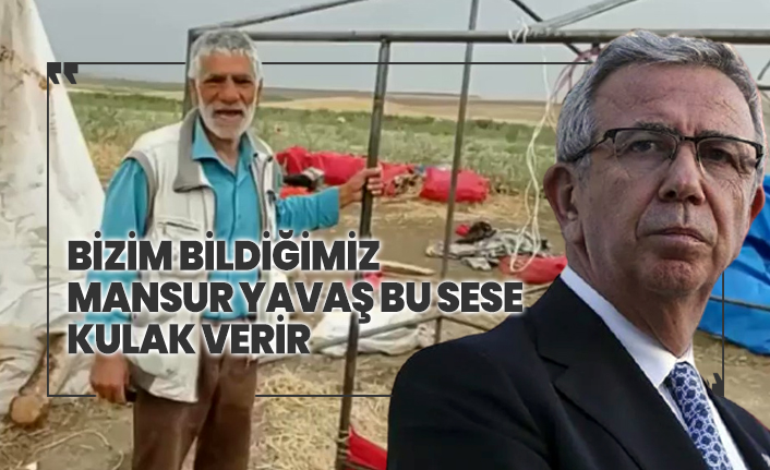 Bizim bildiğimiz Mansur Yavaş bu sese kulak verir