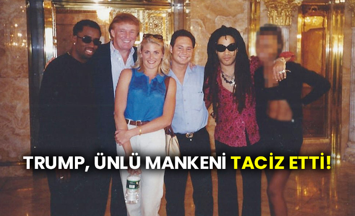 Trump, ünlü mankeni taciz etti!