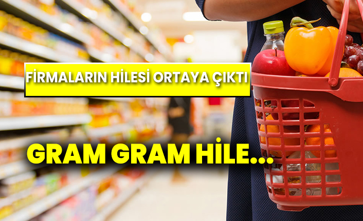 Firmaların hilesi ortaya çıktı. Gram gram hile..