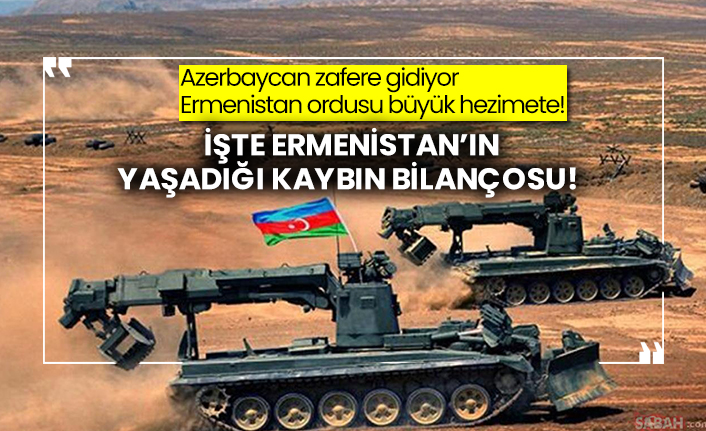 Azerbaycan zafere gidiyor Ermenistan ordusu büyük hezimete! İşte Ermenistan’ın yaşadığı kaybın bilançosu!