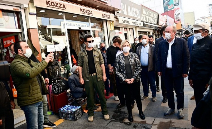Muharrem İnce ile Azerbaycanlı teyze arasında dikkat çeken diyalog