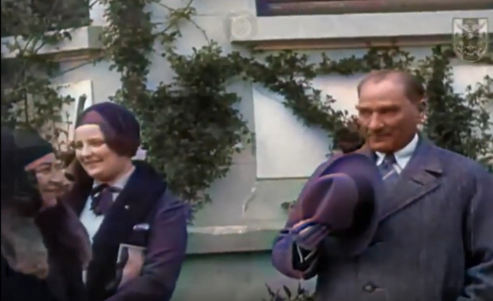 Atatürk'ün Yurt İçi etkinliklerinden görüntüleri