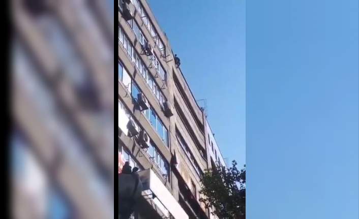 Ankara'nın göbeğinde intihar girişimi