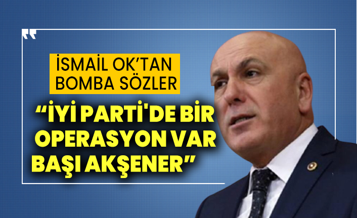 İsmail Ok: İYİ Parti'de bir operasyon var, başı Akşener