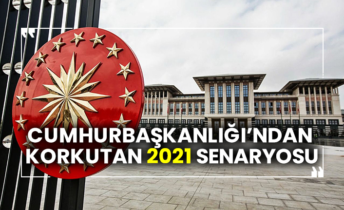 Cumhurbaşkanlığı’ndan korkutan 2021 senaryosu