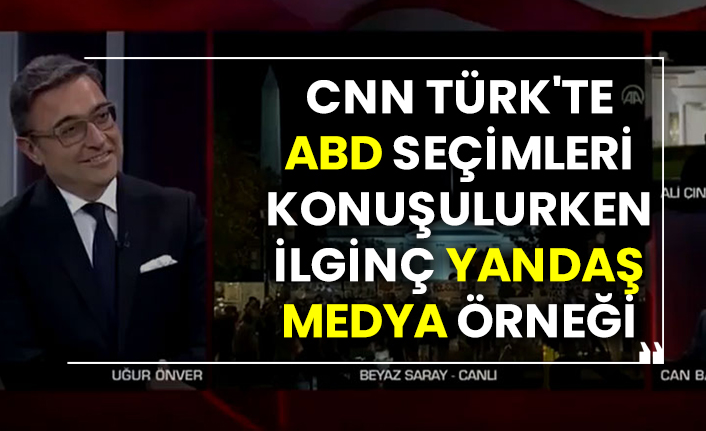 CNN Türk'te ABD seçimleri konuşulurken ilginç yandaş medya örneği