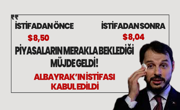 Cumhurbaşkanlığı'ndan, piyasaların merakla beklediği müjde geldi! Albayrak'ın istifası kabul edildi