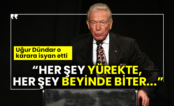 Uğur Dündar o karara isyan etti: Her şey yürekte, her şey beyinde biter...