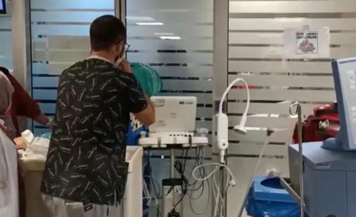 Ankara'da sağlık çalışanlarına utanç verici görüntüler!