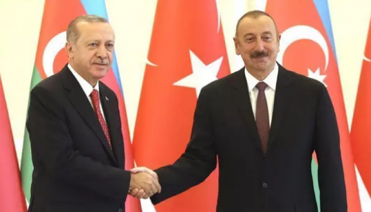 Cumhurbaşkanı Erdoğan, Azerbaycan Cumhurbaşkanı İlham Aliyev ile görüştü