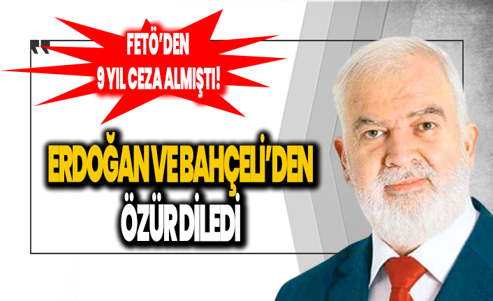 FETÖ'den 9 yıl hapis alan yazar Erdoğan ve Bahçeli'den özür diledi