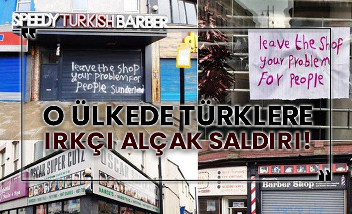 O ülkede Türklere ırkçı alçak saldırı!