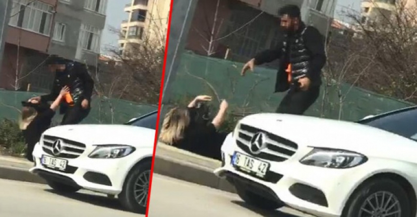 Kadına şiddet bitmiyor! Sokak ortasında darp etti, yerlerde sürükledi