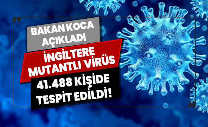 Bakan Koca'dan son dakika açıklaması! İngiltere mutantlı virüs 76 ilimizde tespit edildi