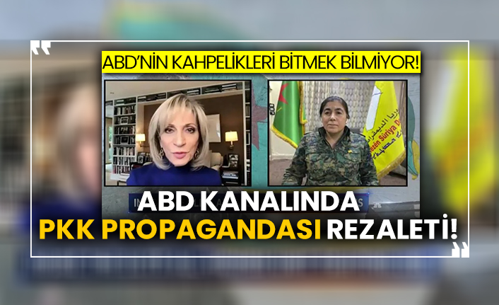 ABD’nin kahpelikleri bitmek bilmiyor! ABD kanalında Pkk propagandası rezaleti!