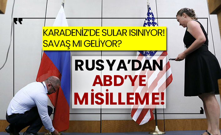 Karadeniz’de sular ısınıyor! Savaş mı geliyor? Rusya’dan ABD’ye misilleme!