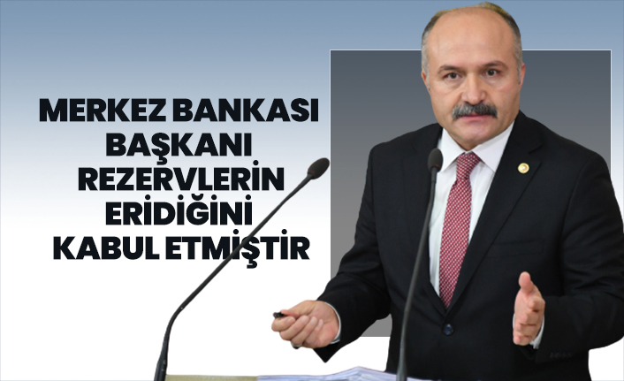 Erhan Usta "Merkez Bankası başkanı zımni olarak rezervlerin eridiğini kabul etmiştir"