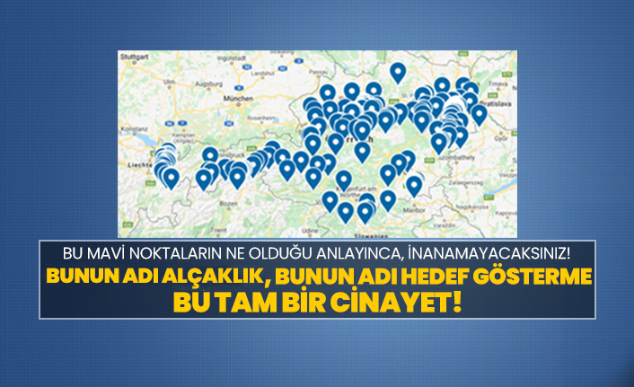 Avusturya'da camiler ve Müslüman dernekler harita üzerinde işaretlendi, adresleri yazıldı
