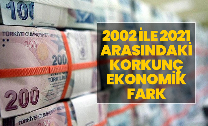 2002 ile 2021 arasındaki korkunç ekonomik fark