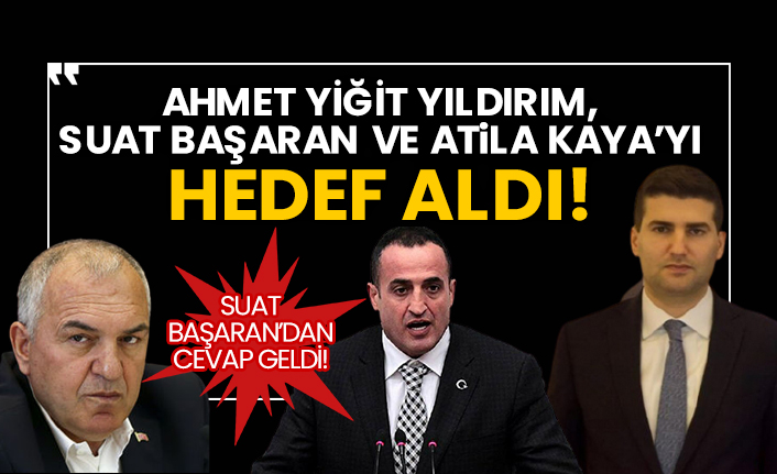 Ahmet Yiğit Yıldırım, Suat Başaran ve Atila Kayayı hedef aldı!  Suat Başaran’dan cevap geldi!