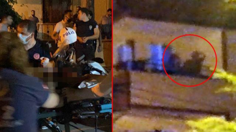 Balkona çıkan genç, kafasına dayadığı silahla intihar etti