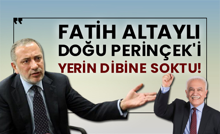 Fatih Altaylı Doğu Perinçek'i yerin dibine soktu!