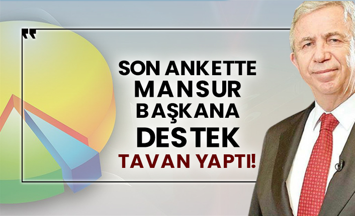 Son ankette Mansur Başkana destek tavan yaptı!