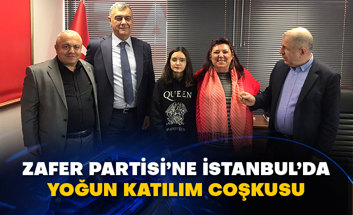 Zafer Partisi’ne İstanbul’da yoğun katılım coşkusu