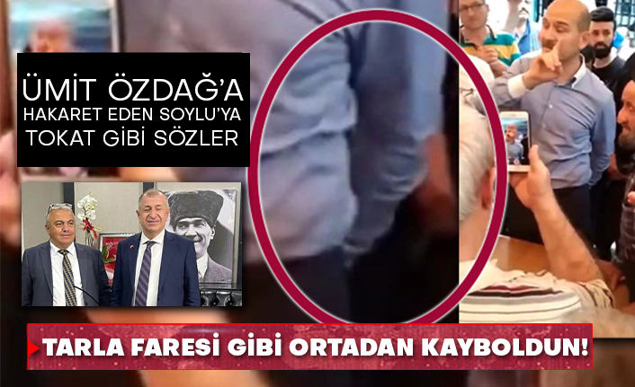 Ümit Özdağ’a hakaret Soylu’ya İsmail Türk’ten tokat gibi sözler! Tarla faresi gibi ortadan kayboldun!