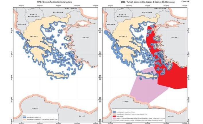 Akrep akrepliğini yapıyor, Rum çizmeyi aşıyor! Yunanistan'dan Türkiye karşıtı 16 harita