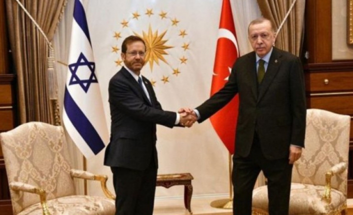 Erdoğan, İsrail Cumhurbaşkanı Herzog ile görüştü