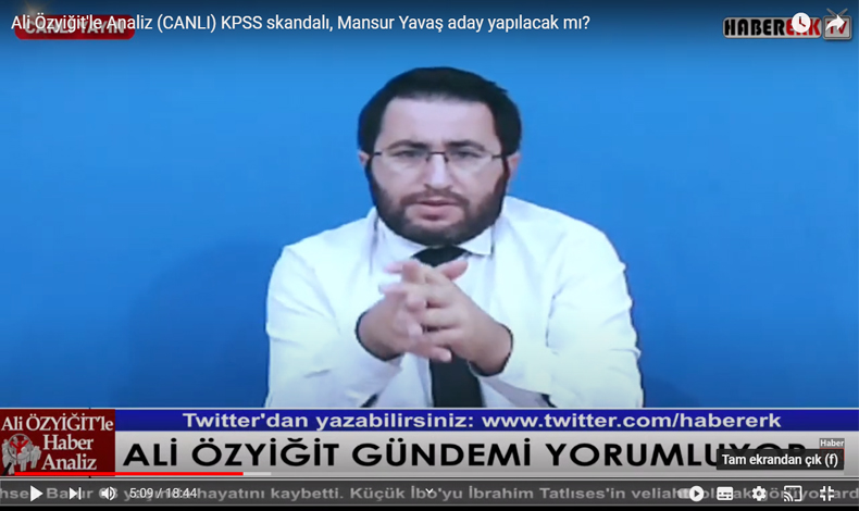 Gazeteci Ali Özyiğit Habererk TV'de açıkladı! KPSS skandalı, Mansur Yavaş aday yapılacak mı?