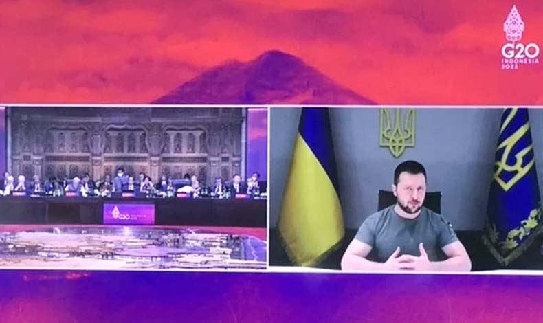 Zelenski G20'de Rusya'yı hedef aldı