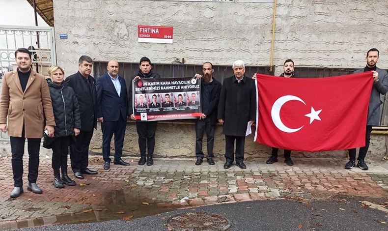 Zafer Partisi Sancaktepe İlçe Başkanlığı Kara Havacılık Şehitlerini unutmadı