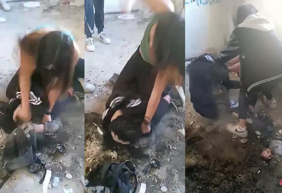 Kız öğrenciler ‘erkek arkadaş’ meselesi yüzünden kavga etti